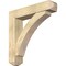 Ekena Millwork Thorton Craftsman Rough Sawn Bracket w/ Offset Brace, Douglas Fir, 8"W x 38"D x 38"H BKT0806X38X38THR04RDF - alternate 1